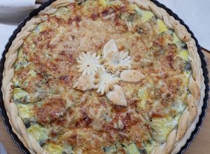 Foto di Quiche di pasta brisè con carciofi 🥧
