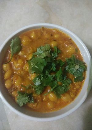 A picture of White chana.