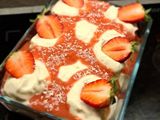 Tiramisu delicios cu căpșuni fara ou