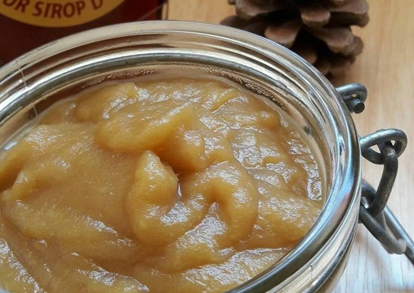 Beurre de pomme tatin au sirop d'érable..