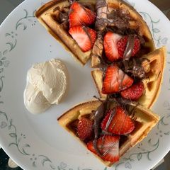 A picture of Waffles.