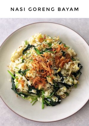 Foto resep Nasi Goreng Bayam