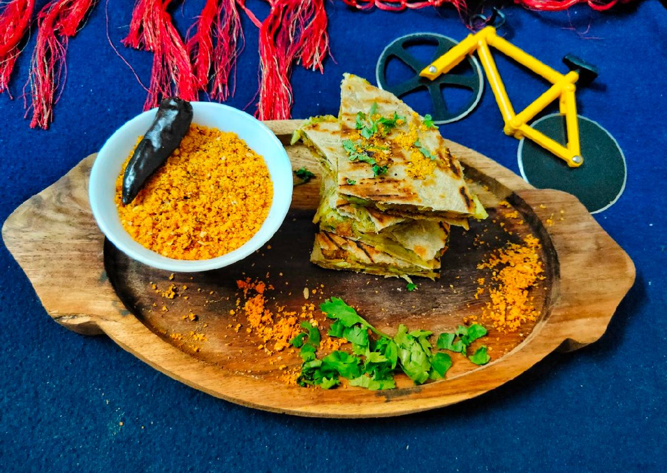 Vada Pav Quesadilla