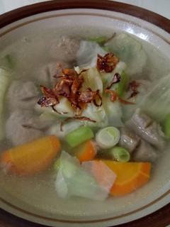 Foto resep Sayur sop baso