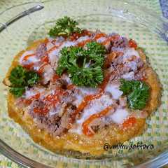 Pizza oat rendah kalori gluten free রেসিপির প্রধান ছবি