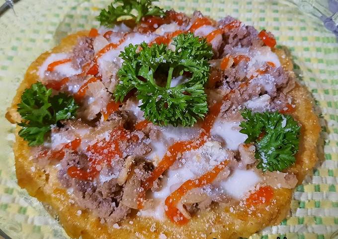 Pizza oat rendah kalori gluten free