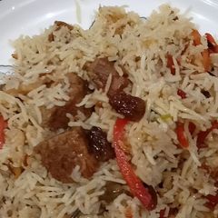 A picture of Eid ka afghani pulao.