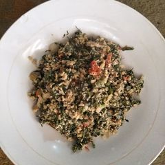 A picture of Sukuma Wiki eggs.