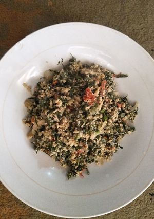 A picture of Sukuma Wiki eggs.