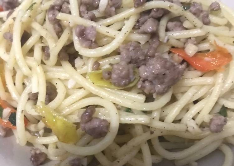 Bagaimana Membuat Spagheti Aglio Olio Beef yang Lezat Sekali