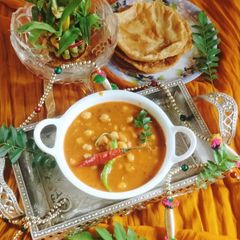 A picture of Chana masala curry 🍛 (Pindi chole).