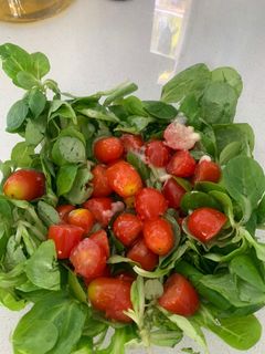 Una foto de Cherrys caramelizados al roquefort rápidos