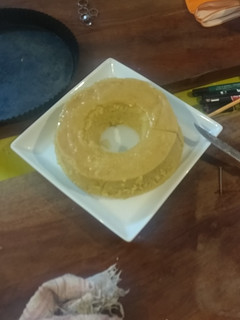 Una foto de Flan con leche de avena