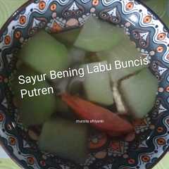 A picture of Sayur Bening Labu Buncis Putren.