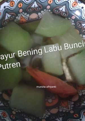 Foto resep Sayur Bening Labu Buncis Putren