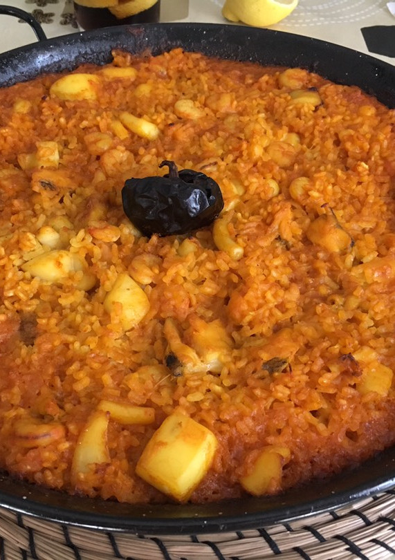 Una foto de Arroz a banda (receta de mi padre)