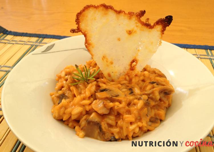 Risotto de setas y parmesano