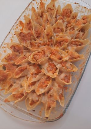 عکسی از دستور جامبو شلز خوشمزه😋