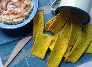 Una foto de Galletas Saladas de Avena y Maíz