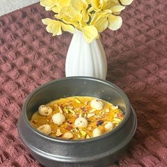 A picture of Makhana Kheer (with Nolen Gur).