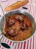Galtas de cerdo con verduras