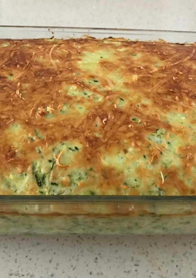 Una foto de Budín de zapallitos italianos