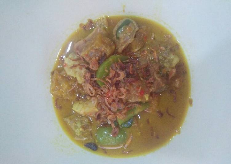 Tongseng Sapi Krecek (Modifikasi)