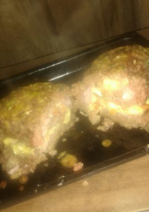 Una foto de Pan de carne relleno