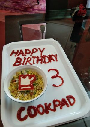 A picture of Kanda Poha.