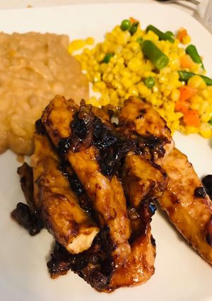 Una foto de Pollo agridulce