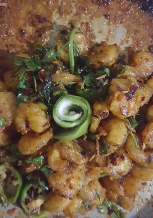 A picture of Prawn spicy.