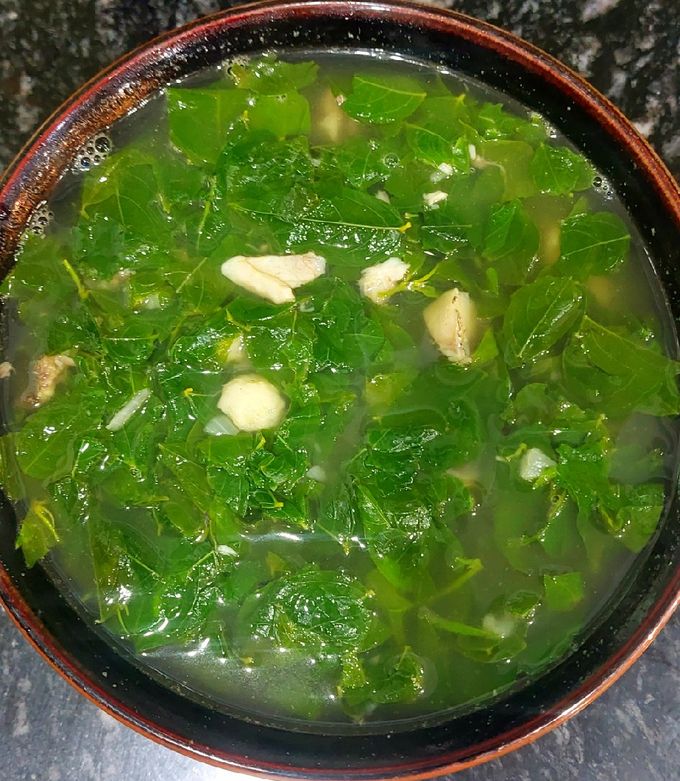 Hình của món Canh rau ngót nấu cá.