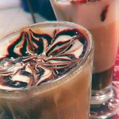 A picture of Chocolate milkshake.
