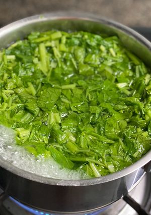 Hình của món Canh Cải Non Nấu Cá Bè.