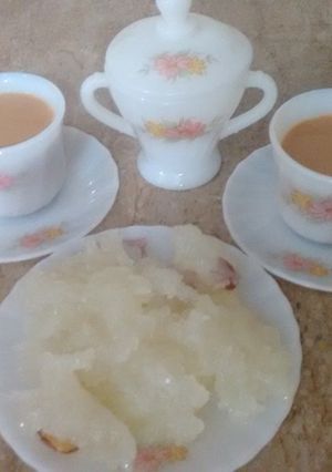 A picture of Corn Starch Halwa.