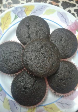 صورة لوصفة كب كيك الشكولاته