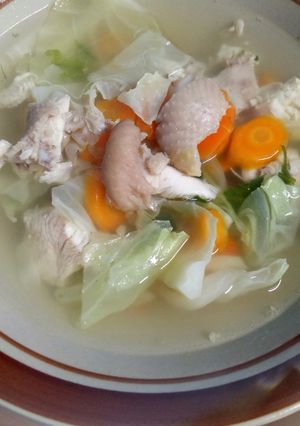 Foto resep Sop ayam untuk diet