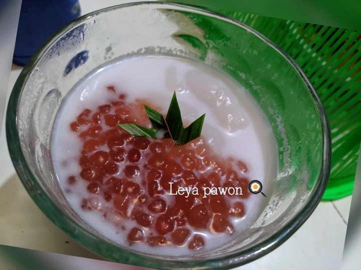 Langkah Mudah untuk Membuat Resep Bubur sagu mutiara yang Uenak Anti Ribet, Mantap Sekali