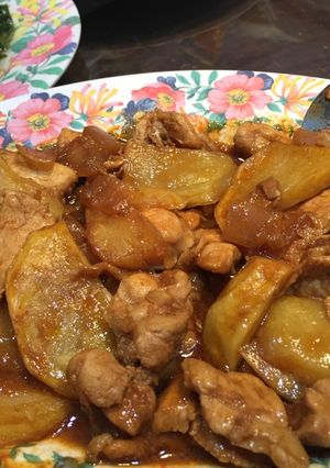 Foto resep Ayam Kentang Kecap