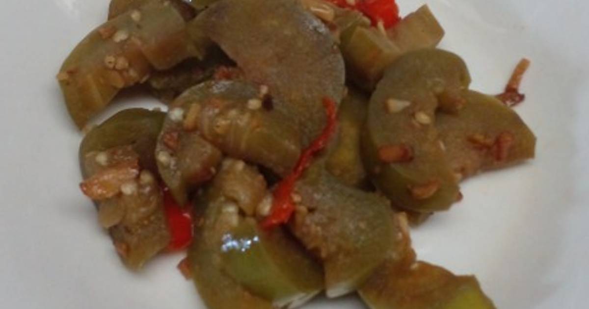 Resep Sayur Terong Hijau Oleh Amy Lean Cookpad