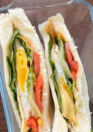 Foto resep Sandwich telur