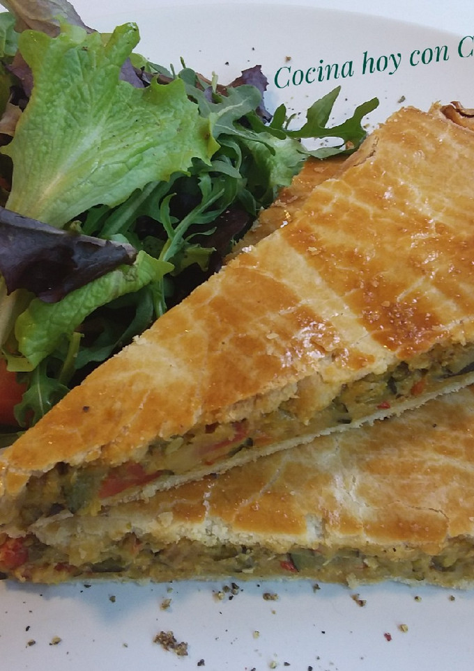 Una foto de Empanada de calabacín