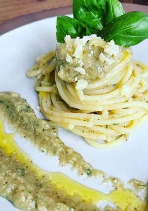 Foto di Spaghetto Pesto di melanzana