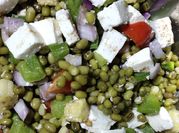 A picture of baby corn salad