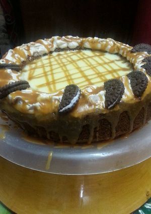 صورة لوصفة كيكة الكراميل