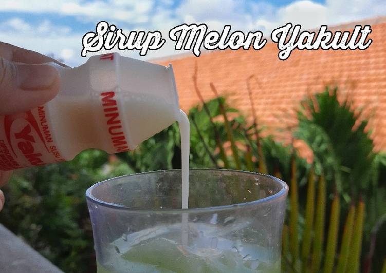 Langkah Mudah untuk Membuat Sirup Melon Yakult, Enak