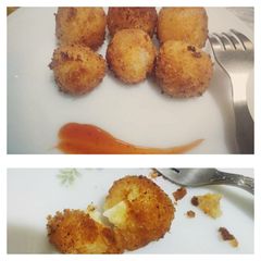 A picture of Potato Cheese Balls.