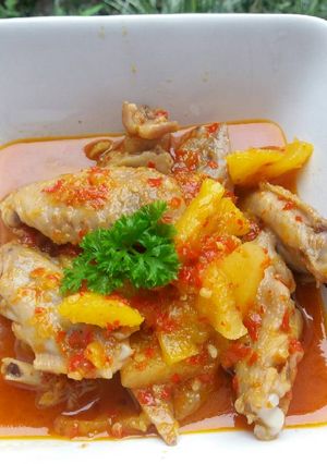 Foto resep Ayam Lempah Nanas Khas Bangka