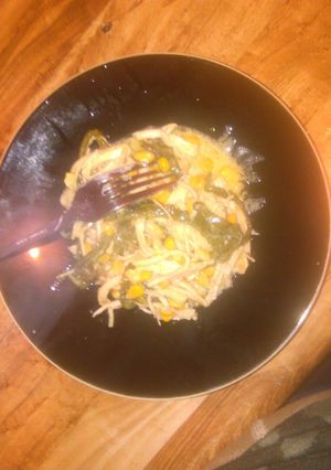 Una foto de Rajas de pollo