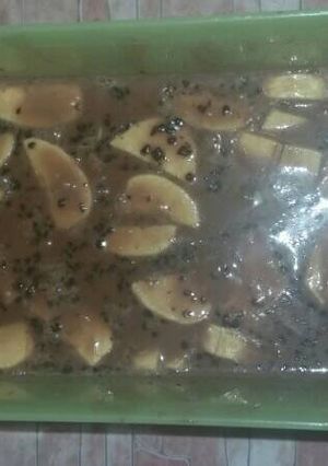 Foto resep Choco banana puding